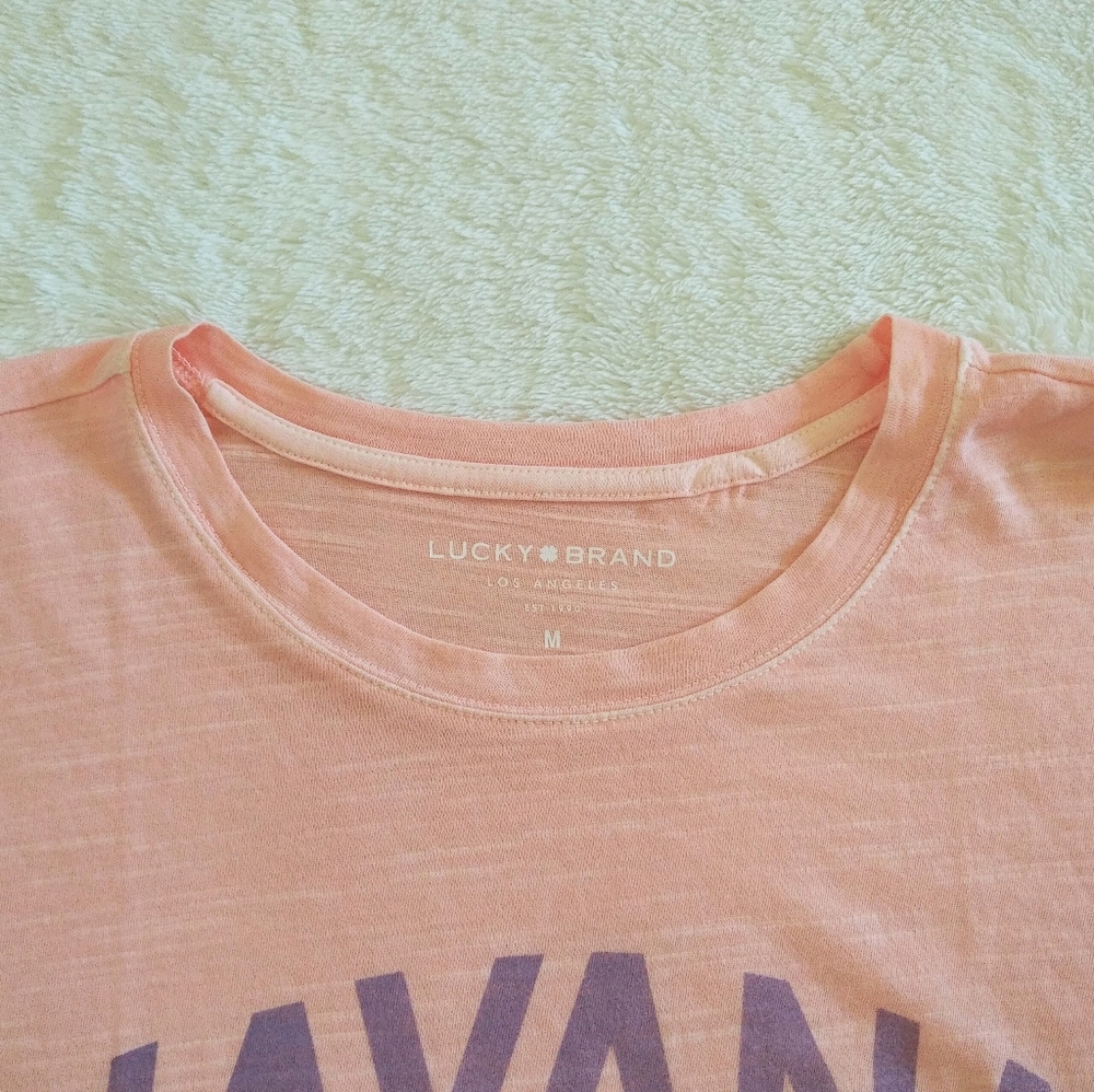 Lucky🍀 Brand "HAVANA"🇨🇺 Graphic Tee - NWT - Picture 4 of 13